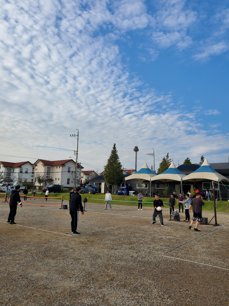 Jokgu game at the workshop