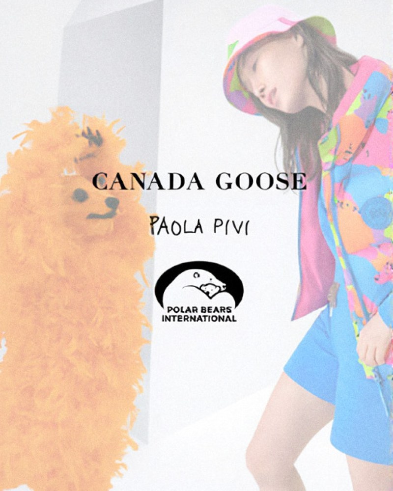 CANADA GOOSE 브랜드몰 · Paola Pivi 협업 컬렉션 화면